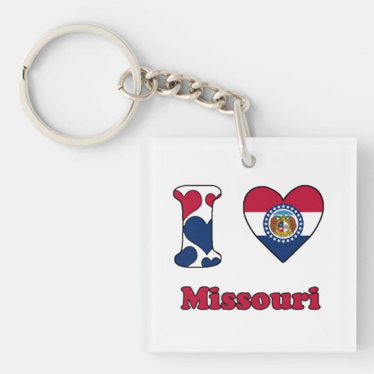 I Liebe Missouri Schlüsselanhänger (Vorderseite)
