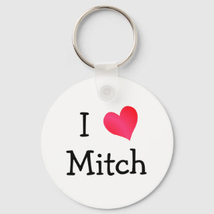 I Liebe Mitch Schlüsselanhänger
