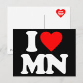 I LIEBE MN POSTKARTE (Vorne/Hinten)