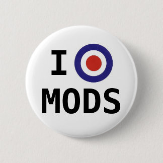I Liebe-Mod-Knopf Button