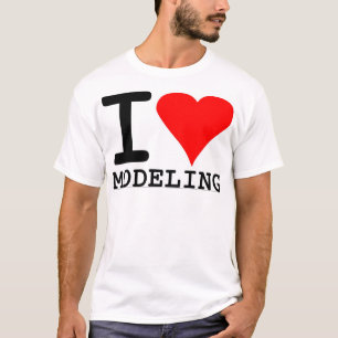 I Liebe-Modellieren T-Shirt