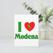 I Liebe Modena Italien Postkarte (Stehend Vorderseite)
