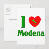 I Liebe Modena Italien Postkarte (Vorne/Hinten)