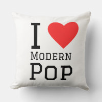 I Liebe moderne Pop-Aufkleber