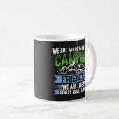 I Liebe Modernes Camping Kaffeetasse (VorderseiteRechts)
