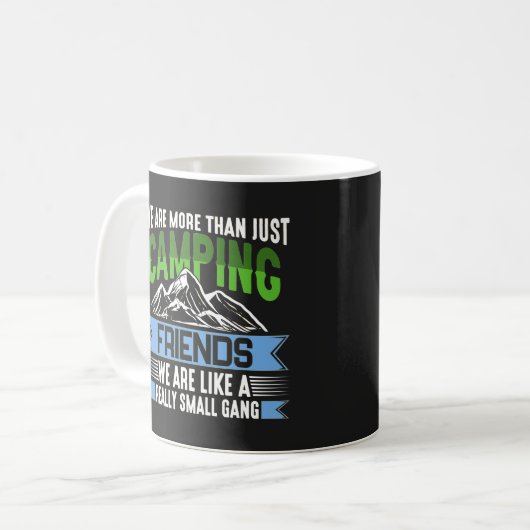I Liebe Modernes Camping Kaffeetasse (Vorderseite Links)