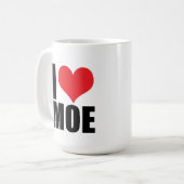 I Liebe Moe Kaffeetasse (Vorderseite Links)