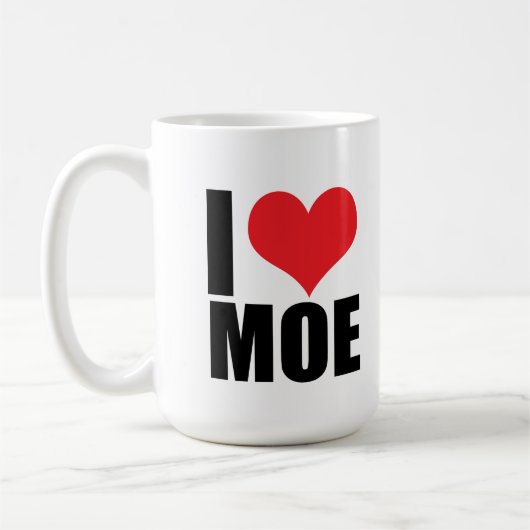 I Liebe Moe Kaffeetasse (Links)