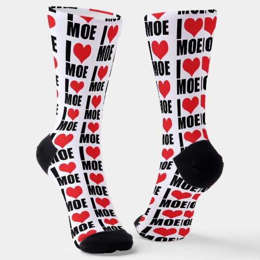 I Liebe Moe Socken (Gewinkelt)