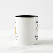 I Liebe mögen Sie ein MäuseLiebe-Käseschwarzes Zweifarbige Tasse (Mittel)