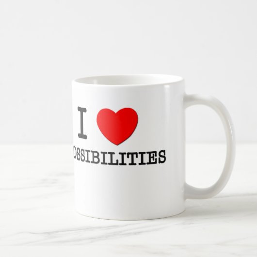 I Liebe-Möglichkeiten Kaffeetasse (Rechts)