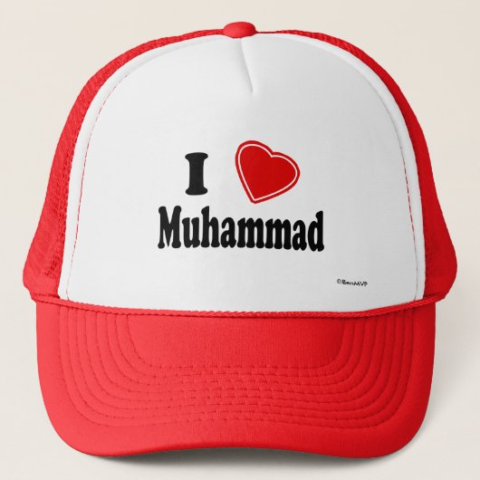 I Liebe Mohammed Truckerkappe (Vorderseite)