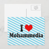 I Liebe Mohammedia, Marokko Postkarte (Vorne/Hinten)