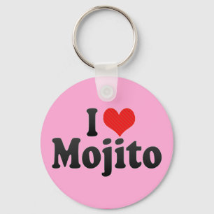 I Liebe Mojito Schlüsselanhänger