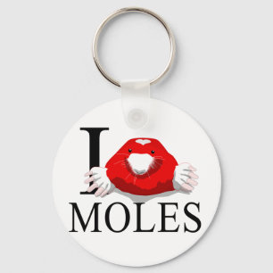 I Liebe-Mole-Schlüsselanhänger Schlüsselanhänger