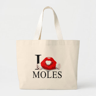 I Liebe-Mole-Tragetaschen Jumbo Stoffbeutel
