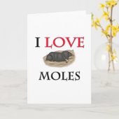 I Liebe Moles Karte (Gelbe Blume)