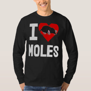 I Liebe Moles Women Niedlich Kleine Mole Liebe T-Shirt