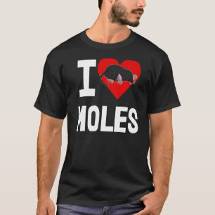 I Liebe Moles Women Niedlich Little Mole Liebe 1 T-Shirt