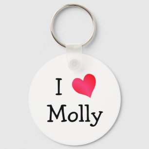 I Liebe Molly Schlüsselanhänger