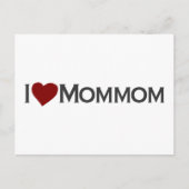 I Liebe Mommom Postkarte (Vorderseite)