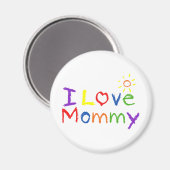I Liebe Mommy Magnet (Vorderseite/Rückseite)