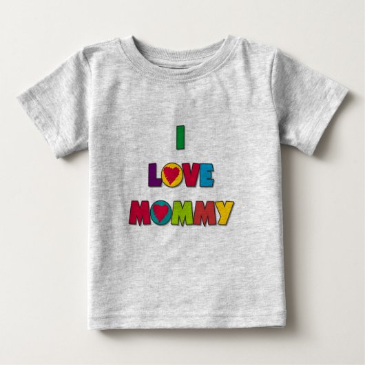 I Liebe Mommy T - Shirt und Geschenke (Vorderseite)