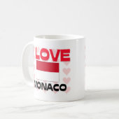 I Liebe Monaco Kaffeetasse (Vorderseite Links)