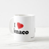 I Liebe Monaco Kaffeetasse (Vorderseite Links)