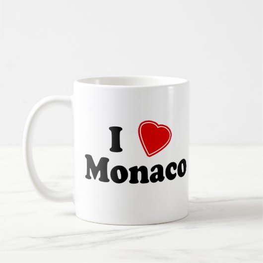 I Liebe Monaco Kaffeetasse (Links)