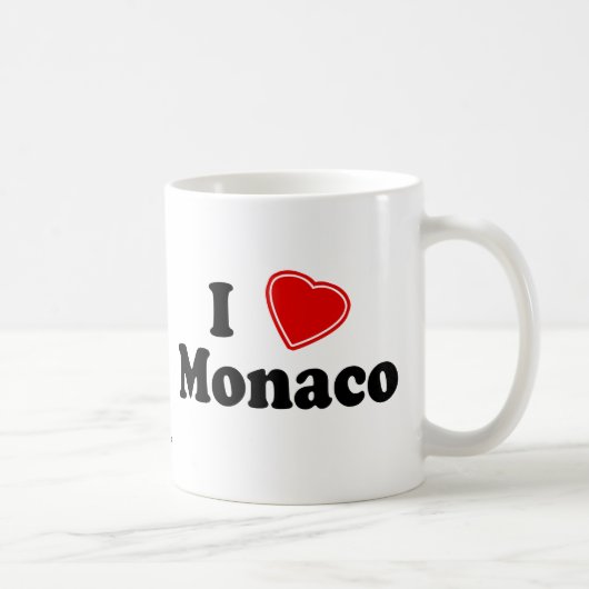 I Liebe Monaco Kaffeetasse (Rechts)