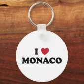 I Liebe Monaco Schlüsselanhänger (Vorderseite)
