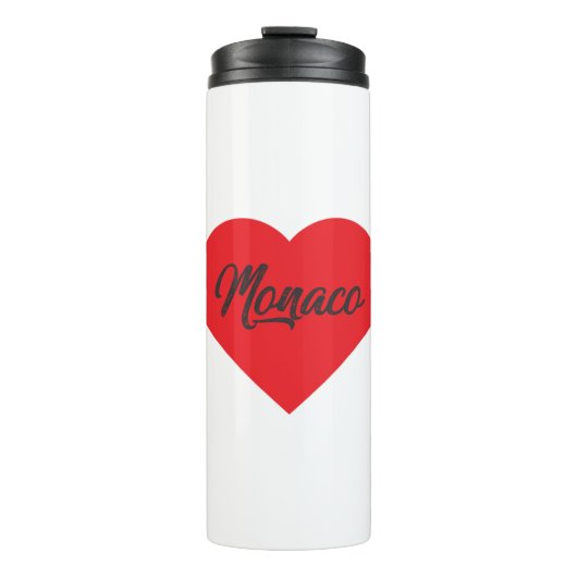I Liebe Monaco Thermosbecher (Vorderseite)