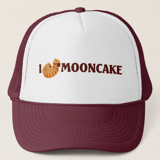 I Liebe Moncake Truckerkappe (Vorderseite)