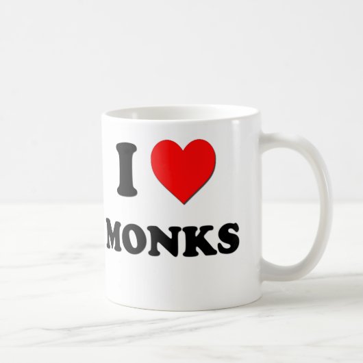 I Liebe-Mönche Kaffeetasse (Rechts)