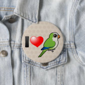 I Liebe-MönchParakeets Button (Beispiel)