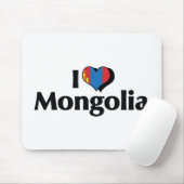 I Liebe Mongolei Mousepad (Mit Mouse)