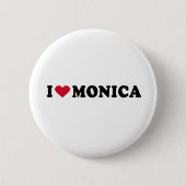 I LIEBE MONICA BUTTON (Vorderseite)