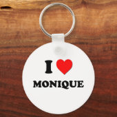 I Liebe Monique Schlüsselanhänger (Vorderseite)