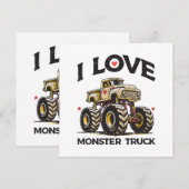 I Liebe Monster Truck (Vorne/Hinten)