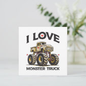 I Liebe Monster Truck (Stehend Vorderseite)