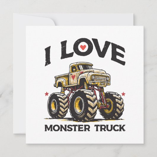 I Liebe Monster Truck (Vorderseite)