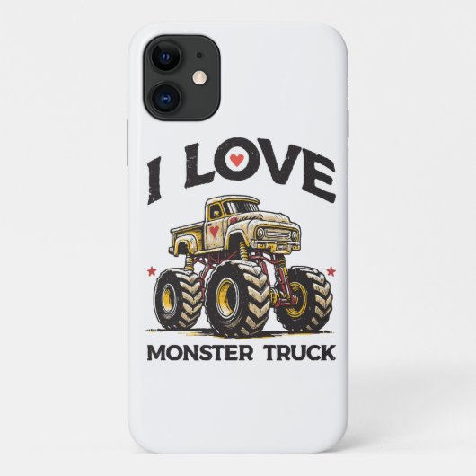 I Liebe Monster Truck Case-Mate iPhone Hülle (Rückseite)