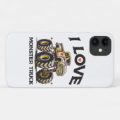 I Liebe Monster Truck Case-Mate iPhone Hülle (Rückseite (Horizontal))