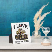 I Liebe Monster Truck Fotoplatte (InSitu)