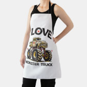 I Liebe Monster Truck Schürze (InSitu)