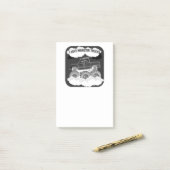 I Liebe Monster Trucks Dusche Grau Skala Post-it N Klebezettel (Auf Schreibtisch)