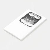 I Liebe Monster Trucks Dusche Grau Skala Post-it N Post-it Klebezettel (angewinkelt)