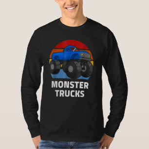 I Liebe Monster Trucks Kinder Erwachsene Coole Vin T-Shirt
