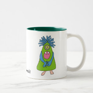 "I Liebe Monsters" - Geschenke Zweifarbige Tasse